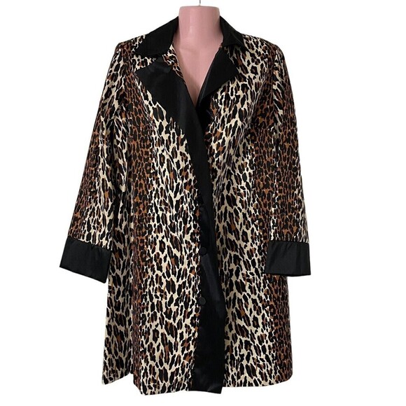 Vanity Fair Other - Vintage 1960s Vanity Fair Women's Robe Dressing Gown 32 Leopard Animal